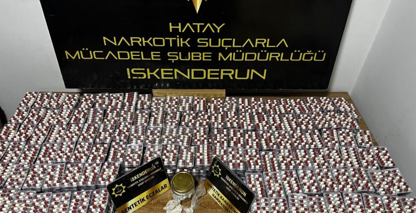 Arsuz’da Sentetik Uyuşturucu Ele Geçirildi