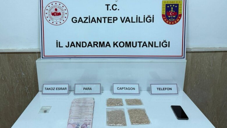  Gaziantep’te Uyuşturucu Satıcılarına Jandarma Operasyonu: 4 Tutuklama