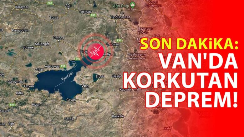  Van’da 4,5 Büyüklüğünde Deprem Meydana Geldi