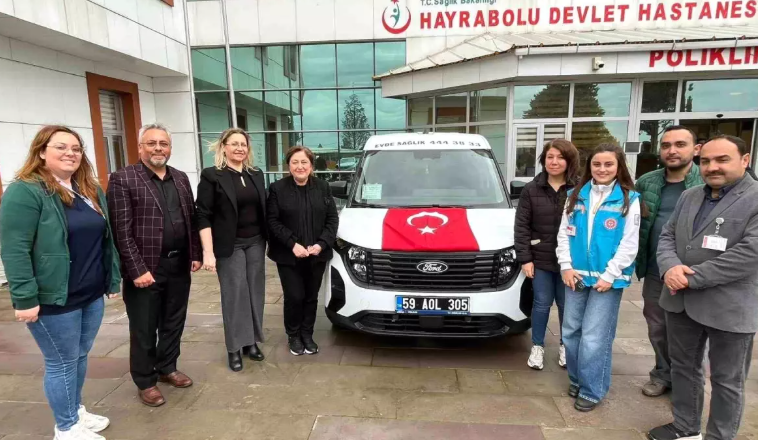  Hayırsever İş Kadınından Hayrabolu Devlet Hastanesine Sağlık Aracı Bağışı