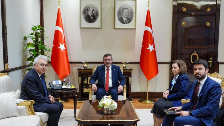  Cumhurbaşkanı Yardımcısı Yılmaz, IEA Başkanı Fatih Birol’u Kabul Etti