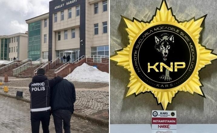  Kars’ta durdurulan 08 plakalı araçtan metamfetamin maddesi ele geçirildi