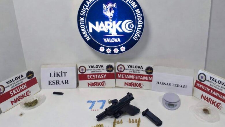  Yalova’da Uyuşturucu Operasyonu: 4 Tutuklama