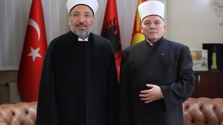  Diyanet İşleri Başkanı Safi Arpaguş Kuzey Makedonya’da Temaslarda Bulundu