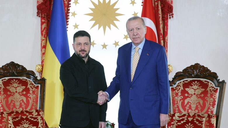  Cumhurbaşkanı Erdoğan, Ukrayna Devlet Başkanı Zelenski ile İstanbul’da Bir Araya Geldi
