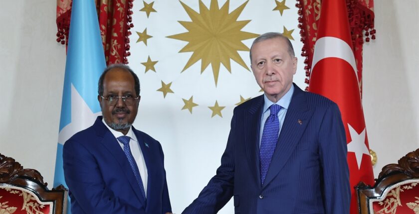 Cumhurbaşkanı Erdoğan, Somalili Mevkidaşı Mahmud ile İstanbul’da Bir Araya Geldi