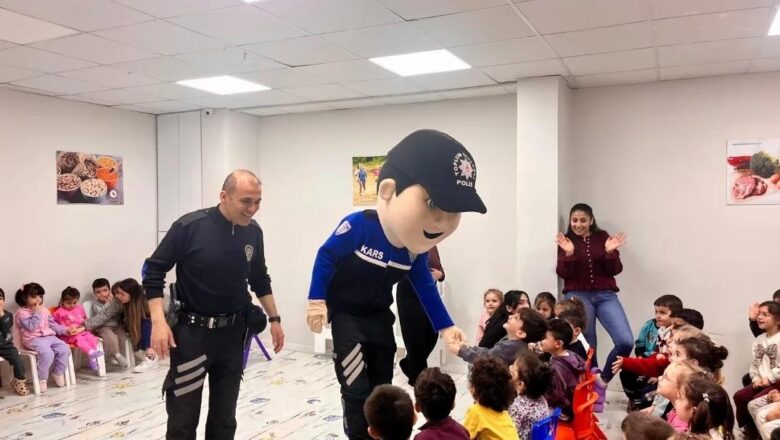  Kars’ta miniklere polislik tanıtıldı: hem öğrendiler hem eğlendiler