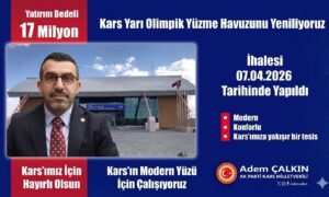 Kars Yarı Olimpik Yüzme Havuzu yenileniyor