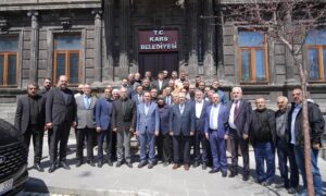 MHP Kars Yeni Yönetiminden Belediye Başkanı Senger’e Ziyaret