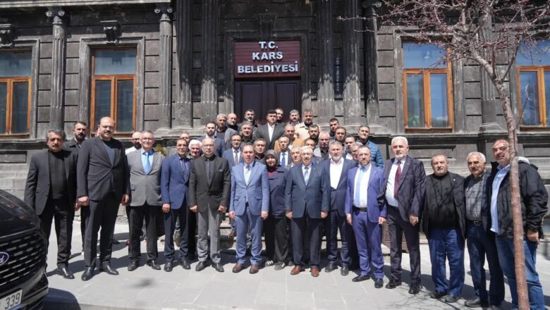  MHP Kars Yeni Yönetiminden Belediye Başkanı Senger’e Ziyaret