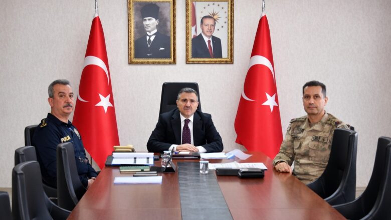  Gümüşhane Valisi Cevdet Atay, İçişleri Bakanlığı Koordinasyon Toplantısına Katıldı