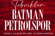 Azmin Zaferi Batman Petrolspor’dan Tarihi Yükseliş Tek Haber Ajansı Başkanı Solmaz’dan Tebrik Mesajı