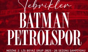 Azmin Zaferi Batman Petrolspor’dan Tarihi Yükseliş Tek Haber Ajansı Başkanı Solmaz’dan Tebrik Mesajı