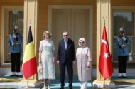Cumhurbaşkanı Erdoğan Vahdettin Köşkü’nde Belçika Kraliçesi Mathilde’yi Kabul Etti