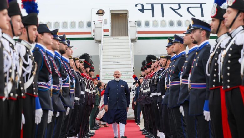  Hindistan Başbakanı Modi Ve İtalya Başbakanı Meloni Roma’da Bir Araya Geldi