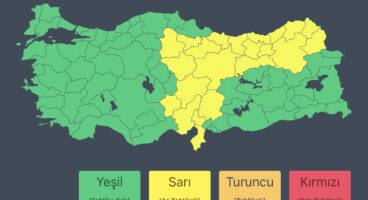AFAD’dan Birçok İl İçin Kuvvetli Sağanak Ve Gök Gürültülü Yağış Uyarısı