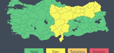 AFAD’dan Birçok İl İçin Kuvvetli Sağanak Ve Gök Gürültülü Yağış Uyarısı