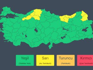 İçişleri Bakanlığı Ve Meteoroloji’den Çok Sayıda İl İçin Kuvvetli Sağanak Yağış Uyarısı