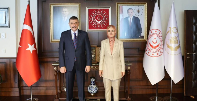 İçişleri Bakanı Mustafa Çiftçi’den Aile ve Sosyal Hizmetler Bakanı Mahinur Özdemir Göktürk’e Ziyaret