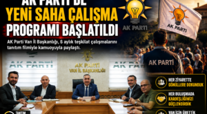 AK Parti Van İl Başkanlığı, 6 Aylık Teşkilat Çalışmalarını Tanıtım Filmiyle Paylaştı