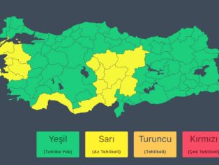 13 İl İçin Kuvvetli Rüzgar Ve Fırtına Uyarısı