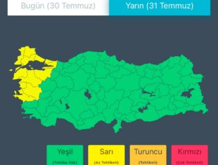 İçişleri Bakanlığı’ndan Marmara Ve Kuzey Ege İçin Fırtına Uyarısı