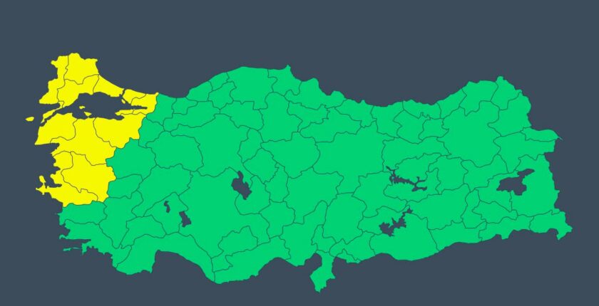 İçişleri Bakanlığı’ndan Marmara Ve Kuzey Ege İçin Fırtına Uyarısı