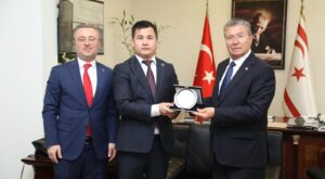 KKTC Başbakanı Ünal Üstel TÜRKPA Heyetini Kabul Etti
