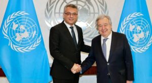 BM Genel Sekreteri Guterres KKTC Cumhurbaşkanı Erhürman İle Bir Aya Geldi