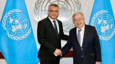 BM Genel Sekreteri Guterres KKTC Cumhurbaşkanı Erhürman İle Bir Aya Geldi