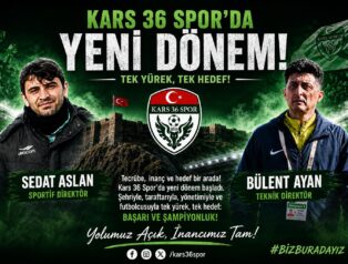 Kars 36 Spor’da Yeni Dönem: Bülent Ayan ve Sedat Aslan Göreve Başladı