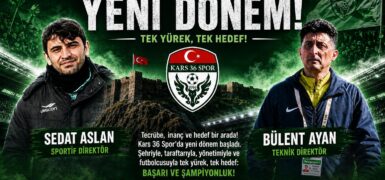 Kars 36 Spor’da Yeni Dönem: Bülent Ayan ve Sedat Aslan Göreve Başladı