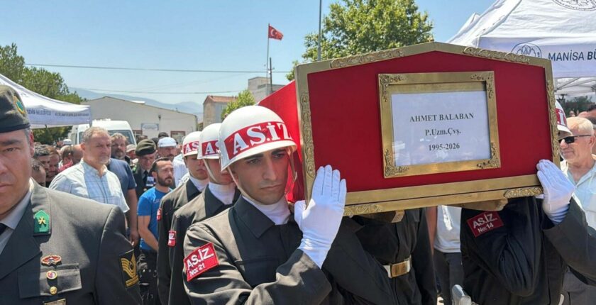 Bitlis’teki Kazada Hayatını Kaybeden Uzman Çavuş Manisa’da Defnedildi