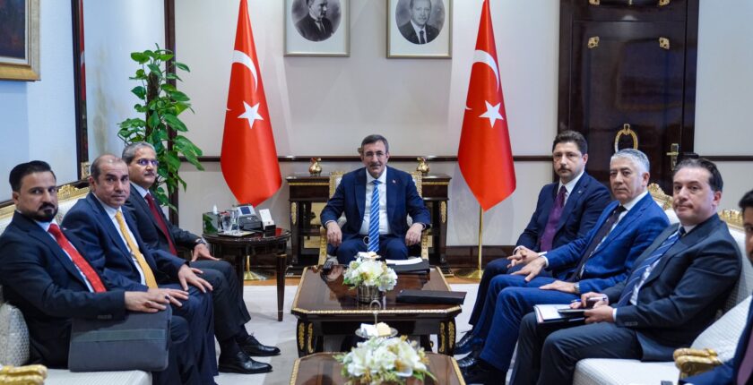 Cumhurbaşkanı Yardımcısı Yılmaz Irak Yolsuzlukla Mücadele Komisyonu Başkanı Lami’yi Kabul Etti