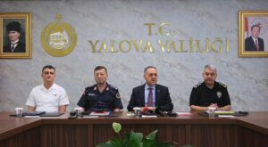 Vali Dr. Ahmet Hamdi Usta Yalova’nın Asayiş Raporunu Açıkladı