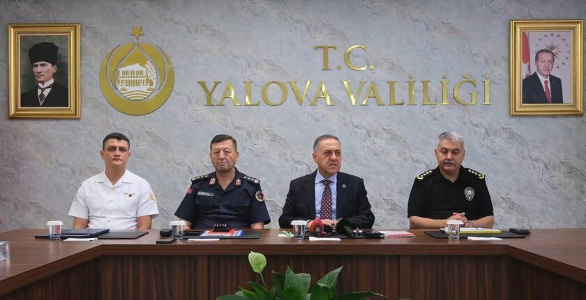 Vali Dr. Ahmet Hamdi Usta Yalova’nın Asayiş Raporunu Açıkladı