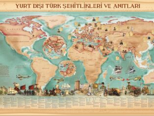 48 Ülkedeki 172 Türk Şehitliği Özel Haritada Bir Araya Getirildi