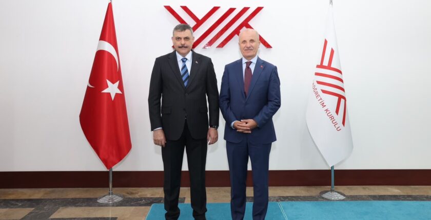 İçişleri Bakanı Mustafa Çiftçi, YÖK Başkanı Erol Özvar’ı Ziyaret Etti