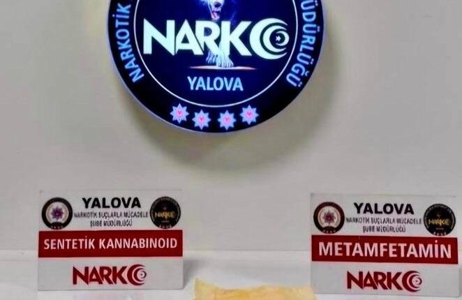 Yalova’da narkotik operasyonu: 2 tutuklama