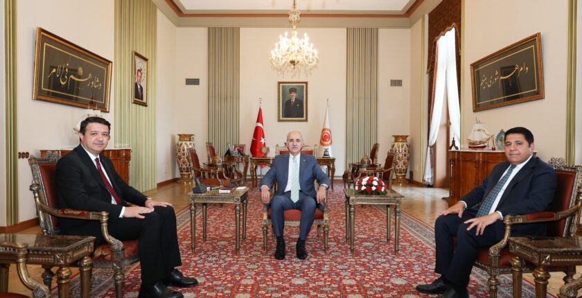 TBMM Başkanı Numan Kurtulmuş, Saadet Partisi Genel Başkanı Mahmut Arıkan’ı Kabul Etti