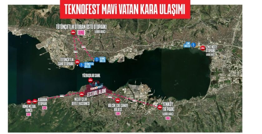 Teknofest Mavi Vatan 2026 İçin Kapsamlı Ulaşım Planı Hazırlandı
