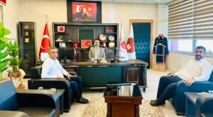 Tek Haber Ajansı Yönetim Kurulu Başkanı  Abdurrahim Solmaz’dan Adıyaman Cumhuriyet Başsavcısı Özgür Celbek’e Hayırlı Olsun Ziyareti