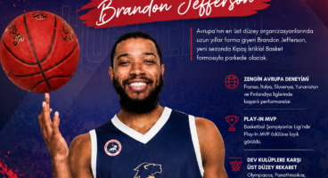 Kipaş İstiklal Basket, Brandon Jefferson Transferini Resmen Duyurdu